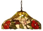 20 Inch Tiffany Pendant Peonie ceiling light